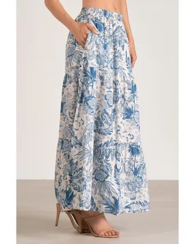 2024 Elan Floral Tiered Maxi Dress - Vp4112