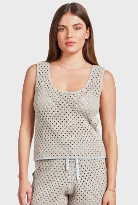 Academy Brand - Farrah Crochet Tank - Seasponge