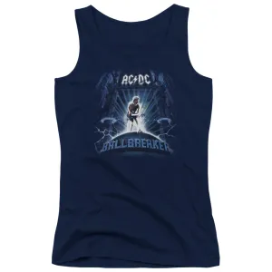 AC/DC Ballbreaker Womens Tank Top Shirt Navy