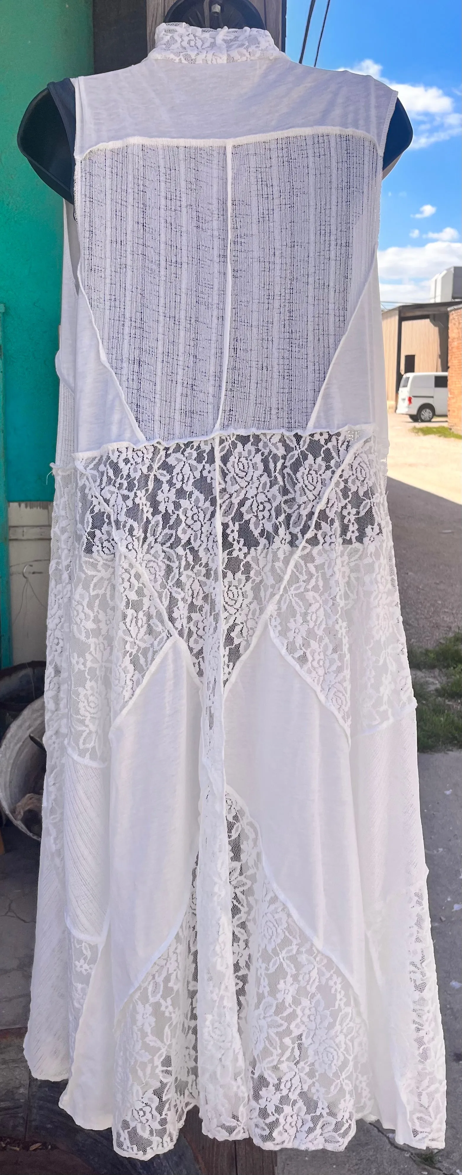 Adore Long Lace Vest