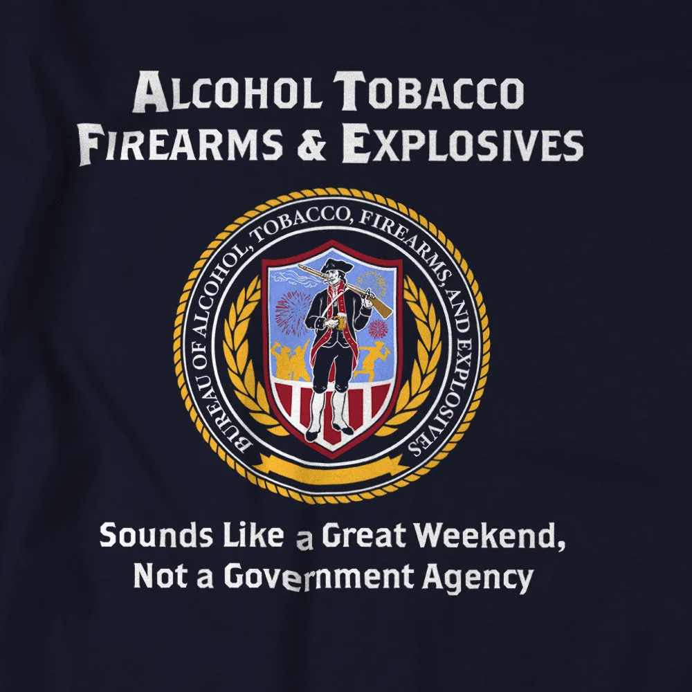 Alcohol Tobacco and Firearms Weekend Tank Top