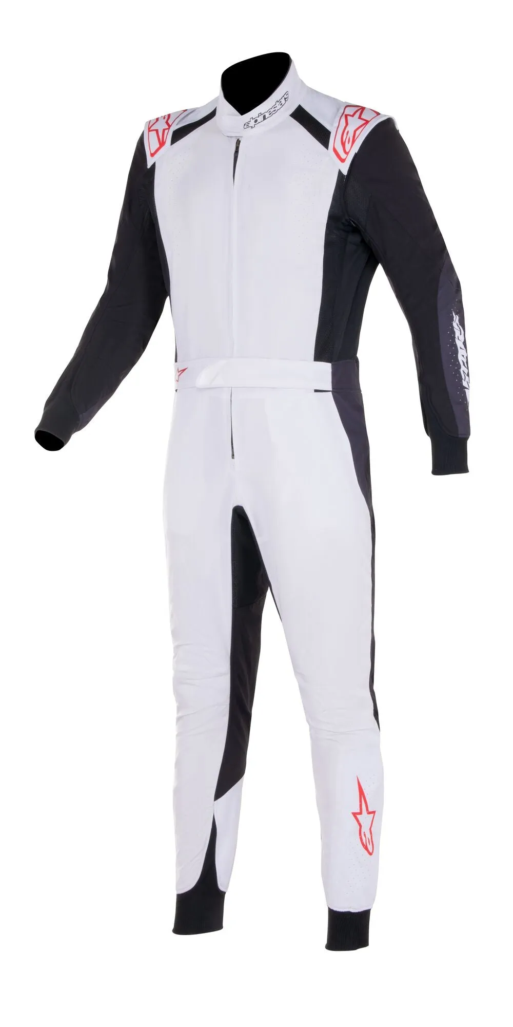 ALPINESTARS 3353023_2030_52 KMX-5 V2 Karting suit, CIK, white/black/bright red, Size 52