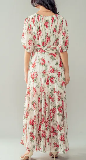 Antoinette Tiered Floral Dress