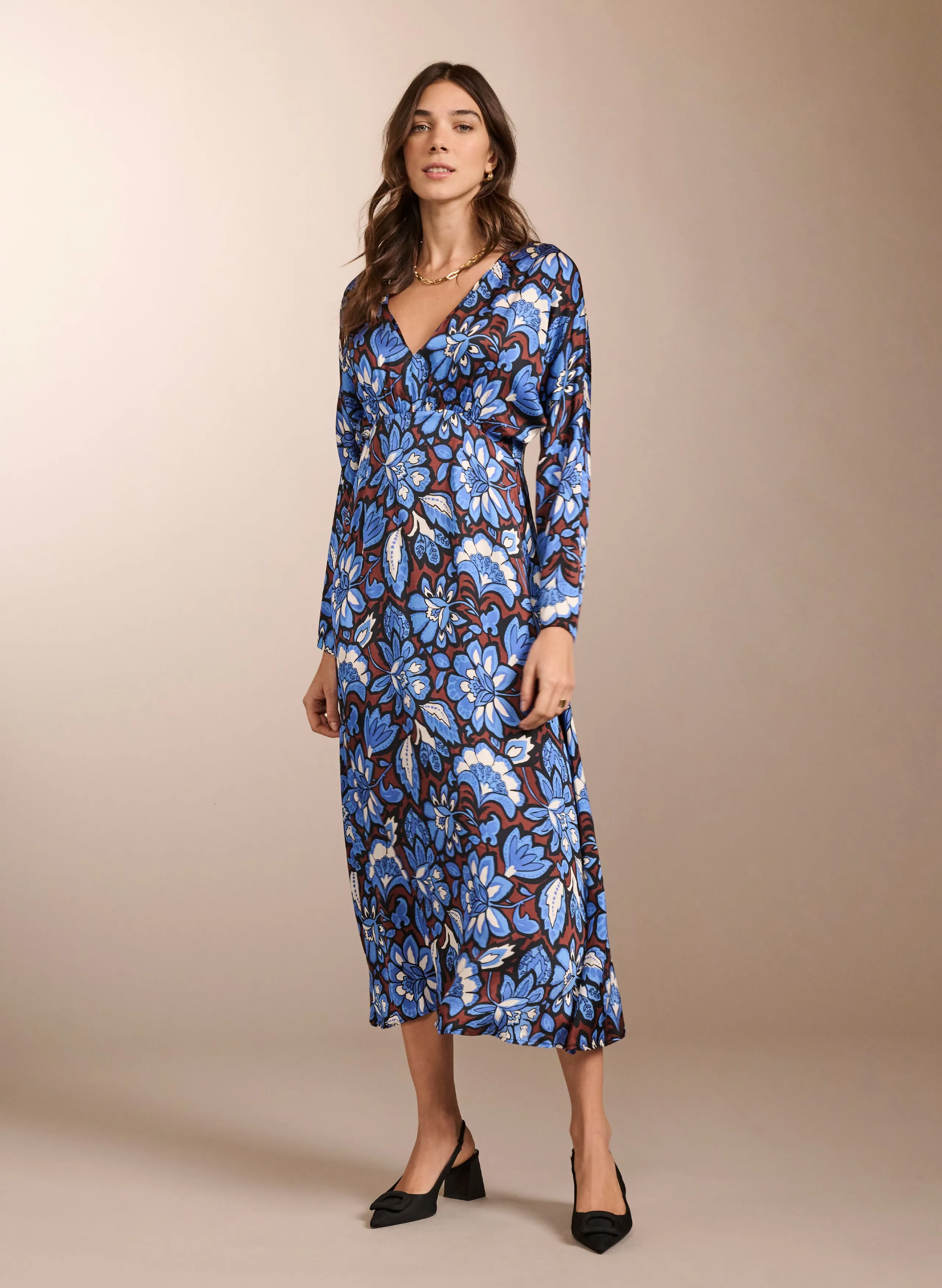 Arabella Printed Tea Dress