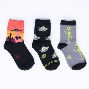 Area 51 Kids Crew Sock - 3 Pack