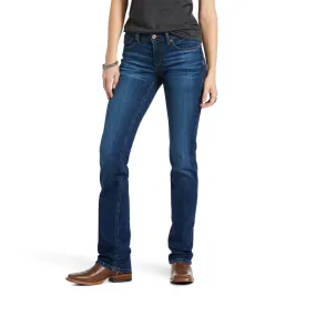 Ariat Womens R.E.A.L Mid Rise Straight Candace Portland Jean