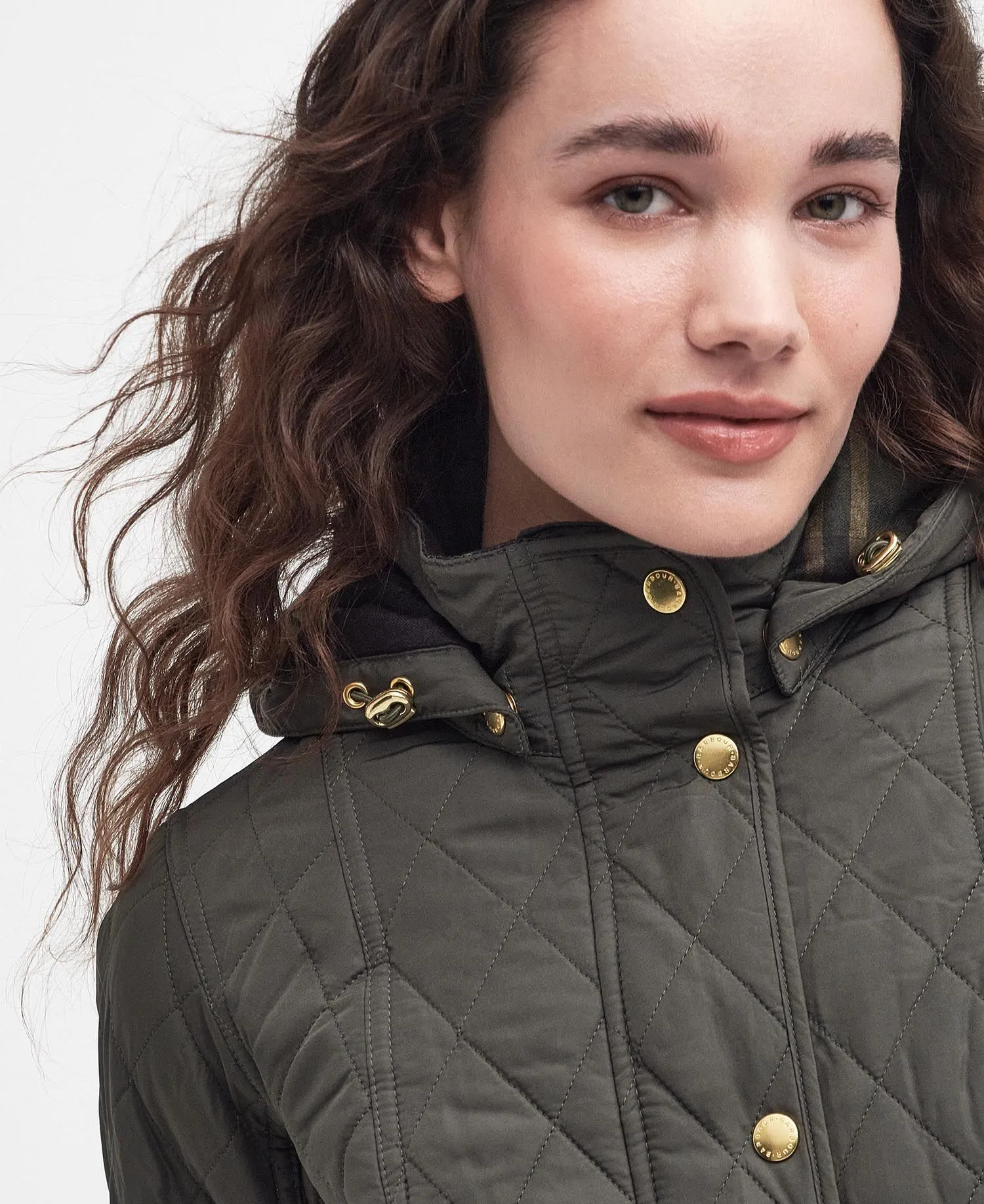 Barbour Millfire Quilted Jacket - Olive