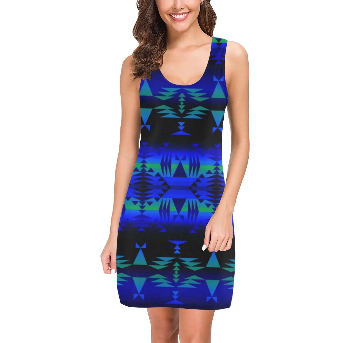 Between the Blue Ridge Mountains IkstsÃ­miwa Vest Dress