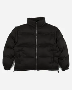 Black Convertible Puffer Jacket