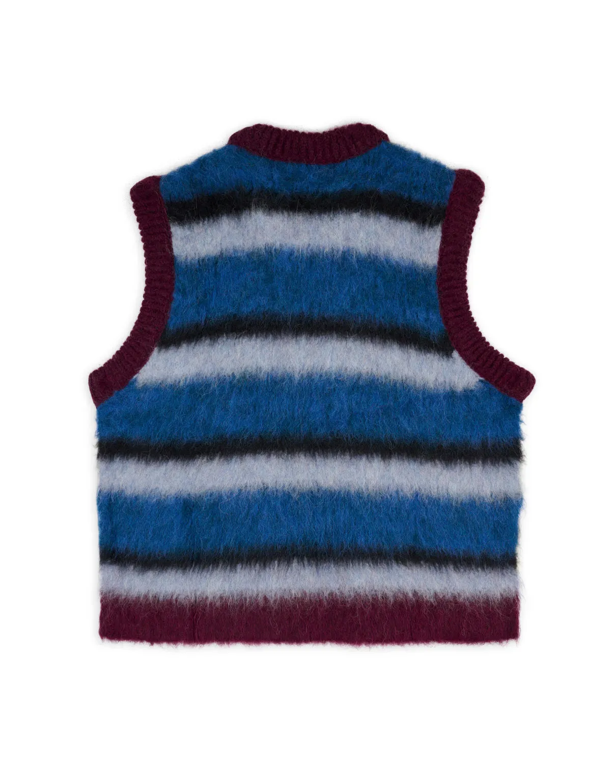 Blurry Lines Alpaca Sweater Vest - Yellow Multi