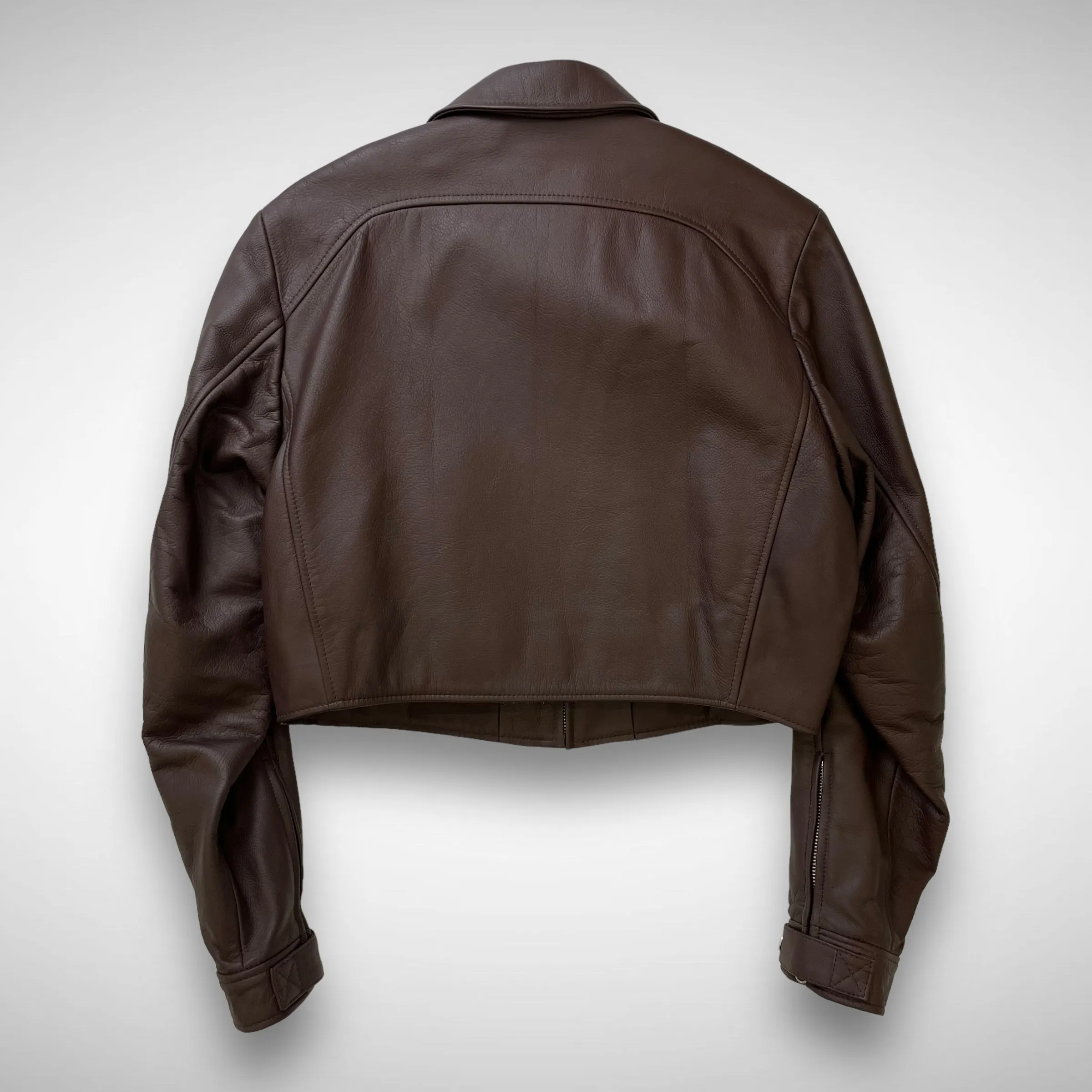 BMW ‘Endeavour’ Leather Cropped Motor Jacket (2000s)