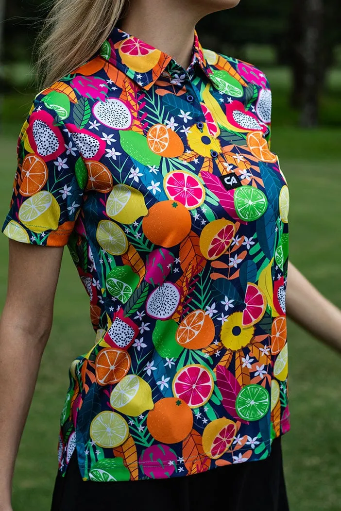 CA Ladies Funky Golf Shirt | Summer Fruits