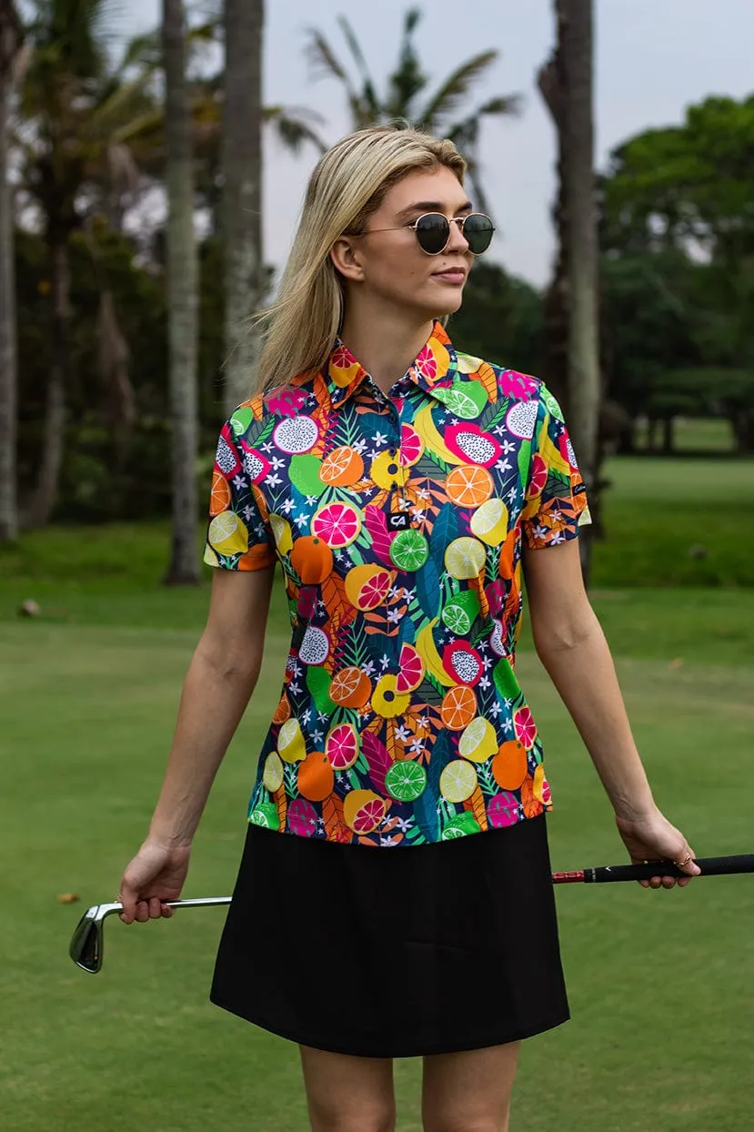 CA Ladies Funky Golf Shirt | Summer Fruits