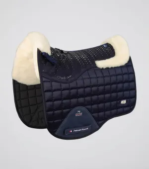 Capella Close Contact Merino Wool Dressage Square Navy/Natural Wool