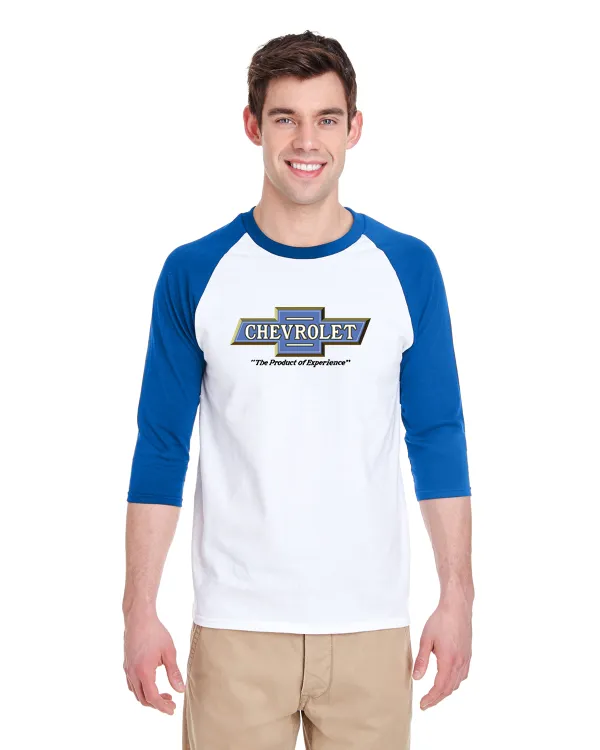 Chevrolet 1916 Product of Experience Raglan Baseball T-Shirt