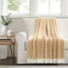 Chic And Soft Knitted Throw Blanket