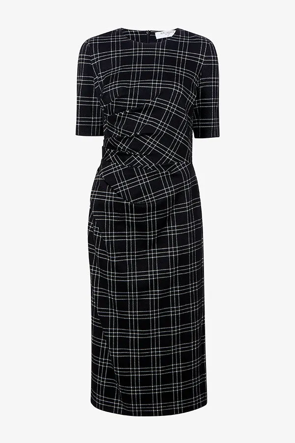 Ciela Dress - Knit Suiting :: Plaid