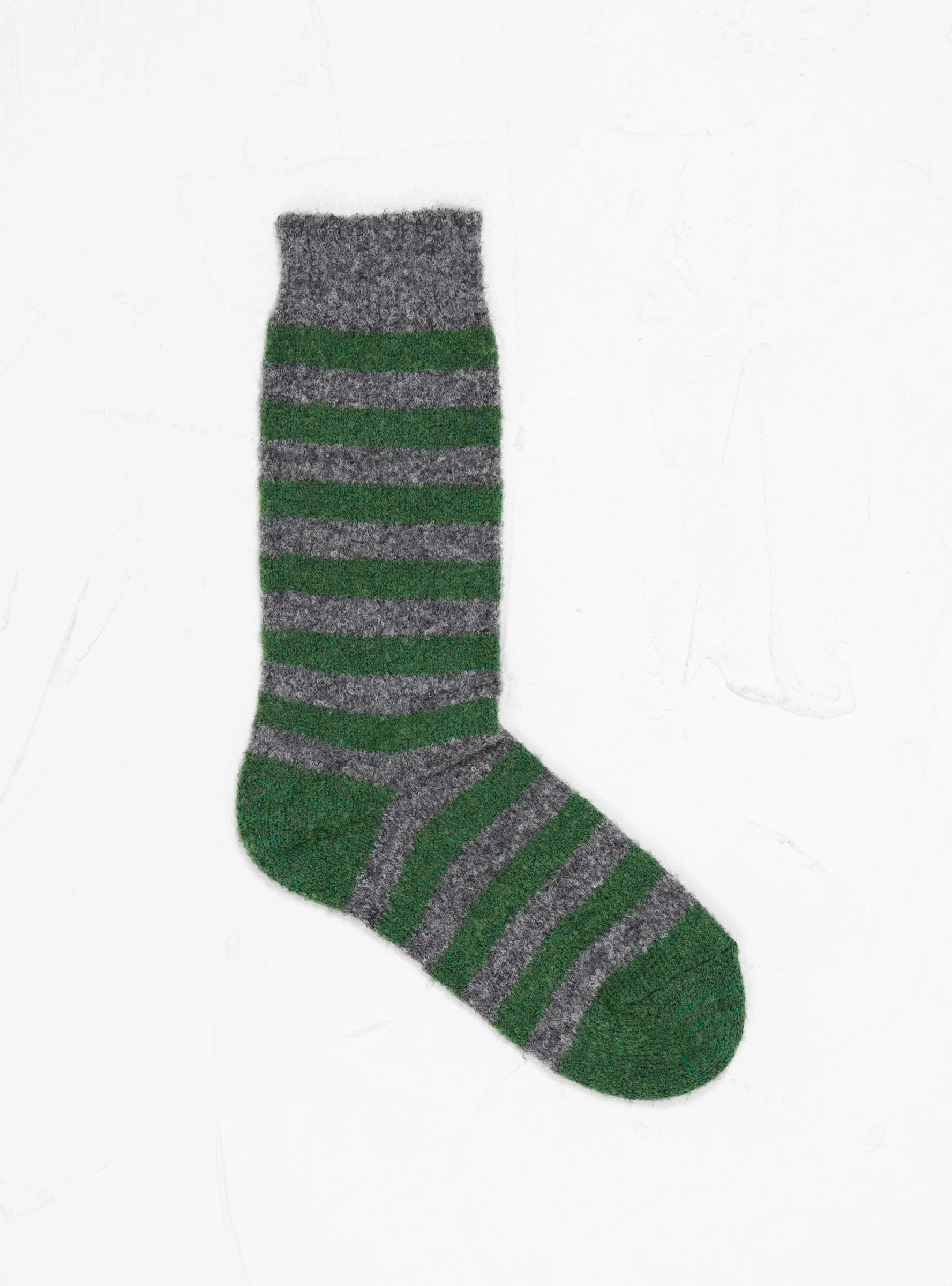 Cosmonaut Socks Dark Green Grey