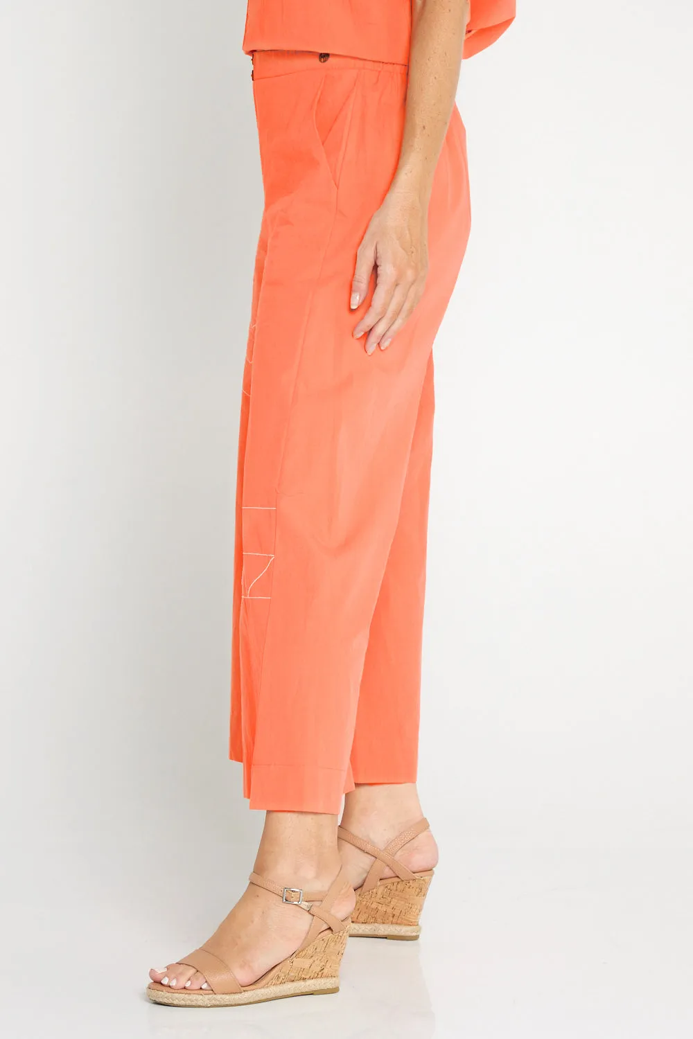 Cotton Candy Top & Pant SET - Coral