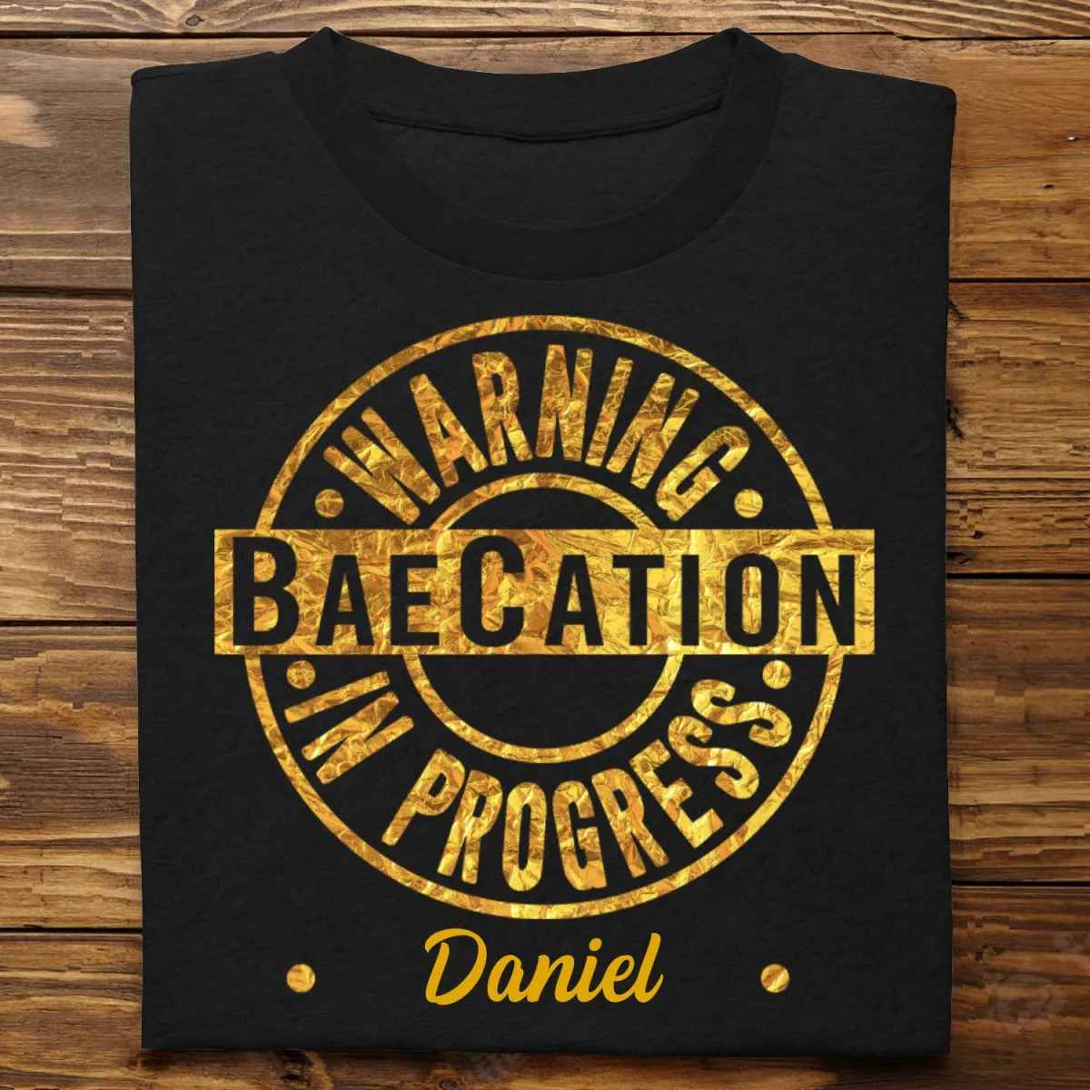 Couple - Warning Baecation In Progress - Personalized Unisex T-shirt, Hoodie, Sweatshirt