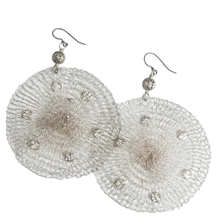 Crocheted Circle Earring Collection