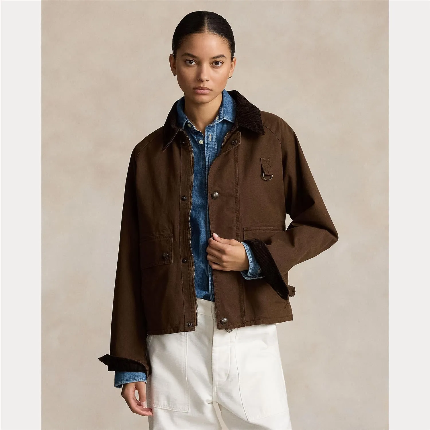 CROPPED UTILITY JACKET