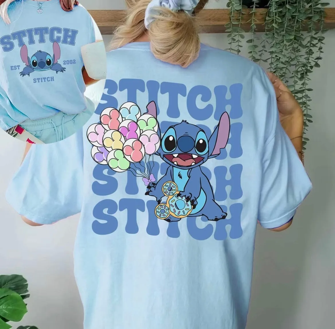 Cute Blue Alien Shirt for Women