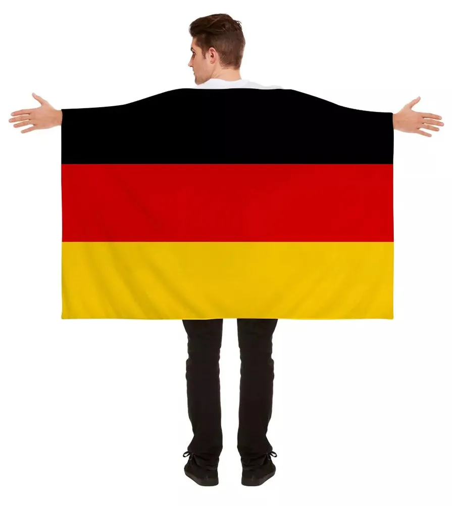 Deutschland Flaggen Poncho