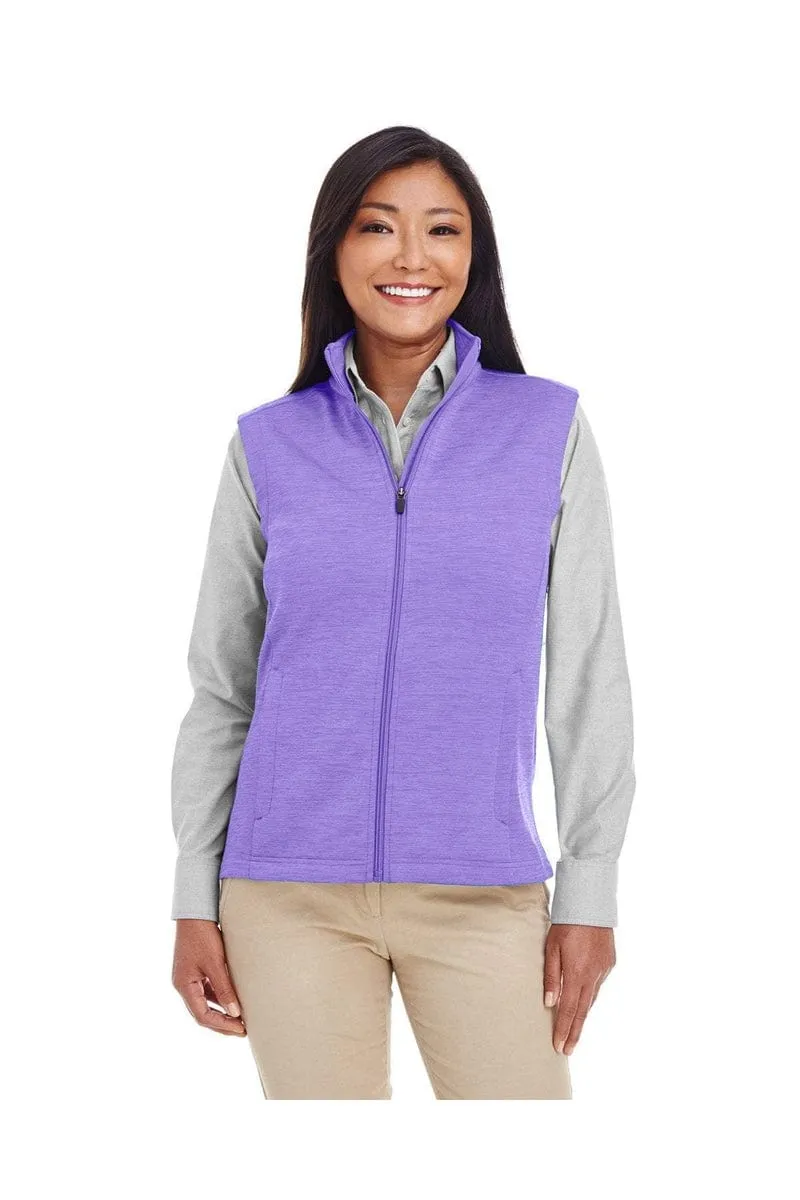 Devon & Jones DG797W: Ladies' Newbury Melange Fleece Vest