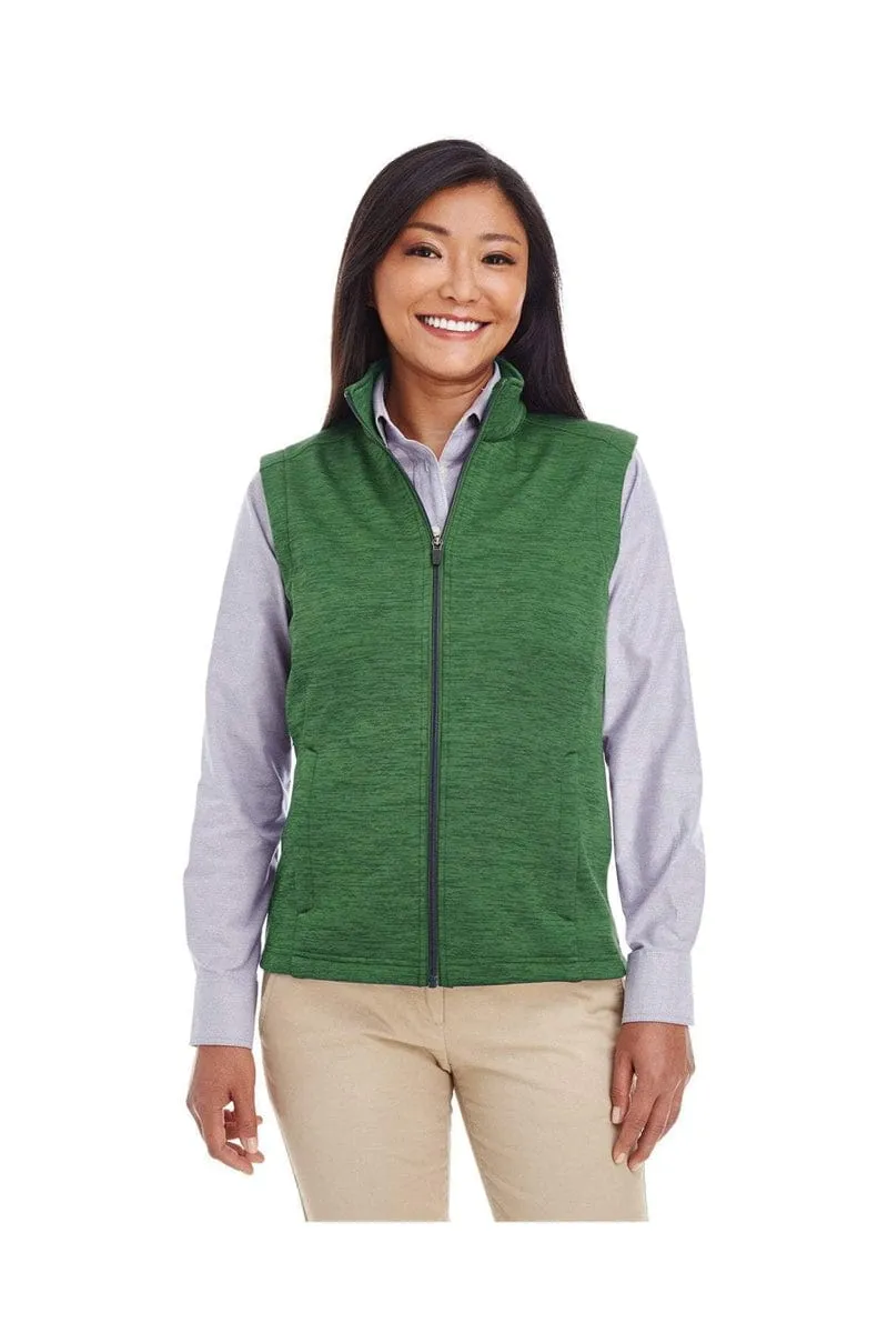 Devon & Jones DG797W: Ladies' Newbury Melange Fleece Vest