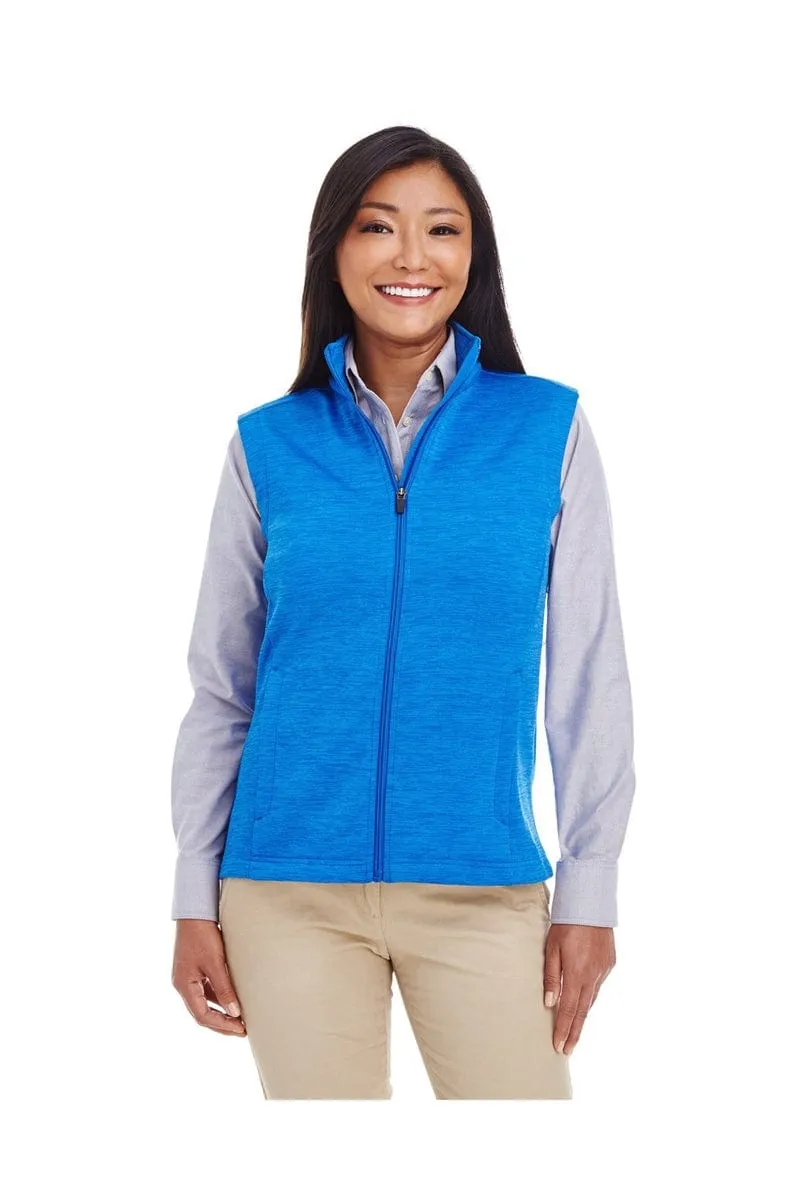 Devon & Jones DG797W: Ladies' Newbury Melange Fleece Vest