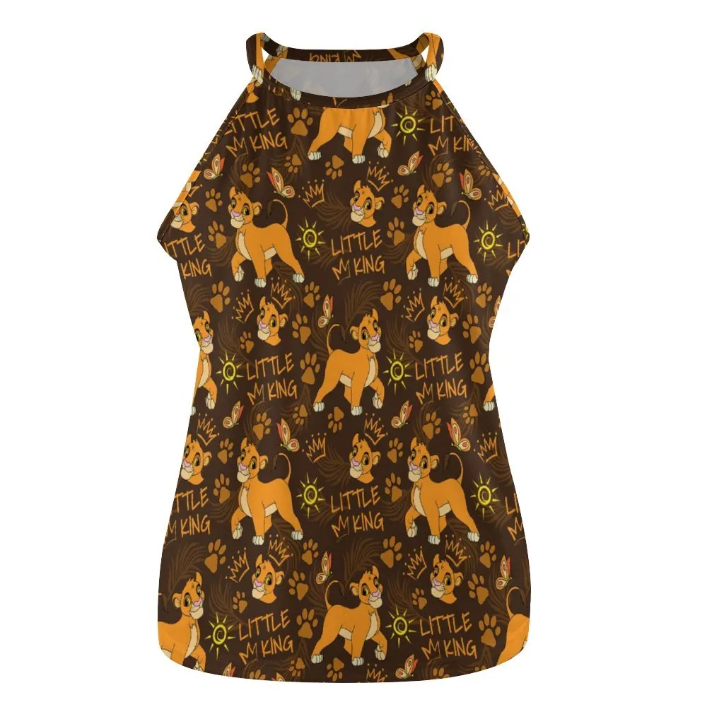 Disney Lion King Little King Women's Round-Neck Vest Tank Top