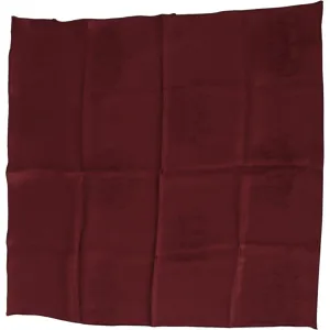 Dolce & Gabbana Elegant Red Silk Square Scarf Wrap