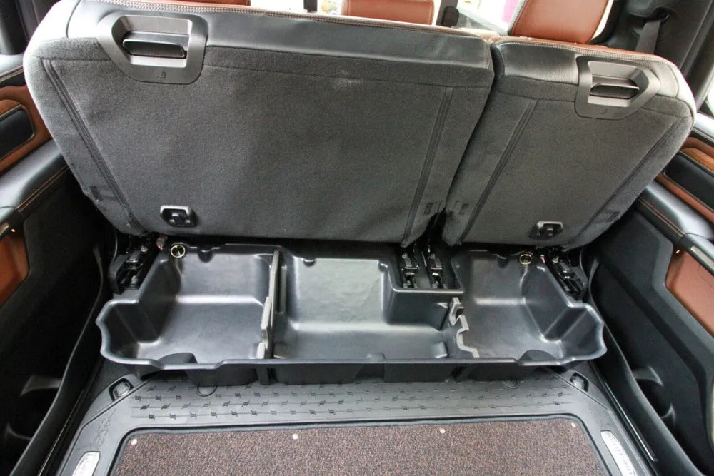 DU-HA UnderSeat Storage Solutions Black for RAM 1500 DT Crew Cab