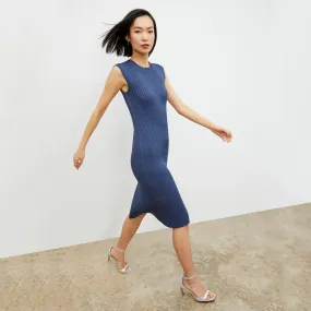 Dylan Dress - Slinky Knit :: Adriatic Blue