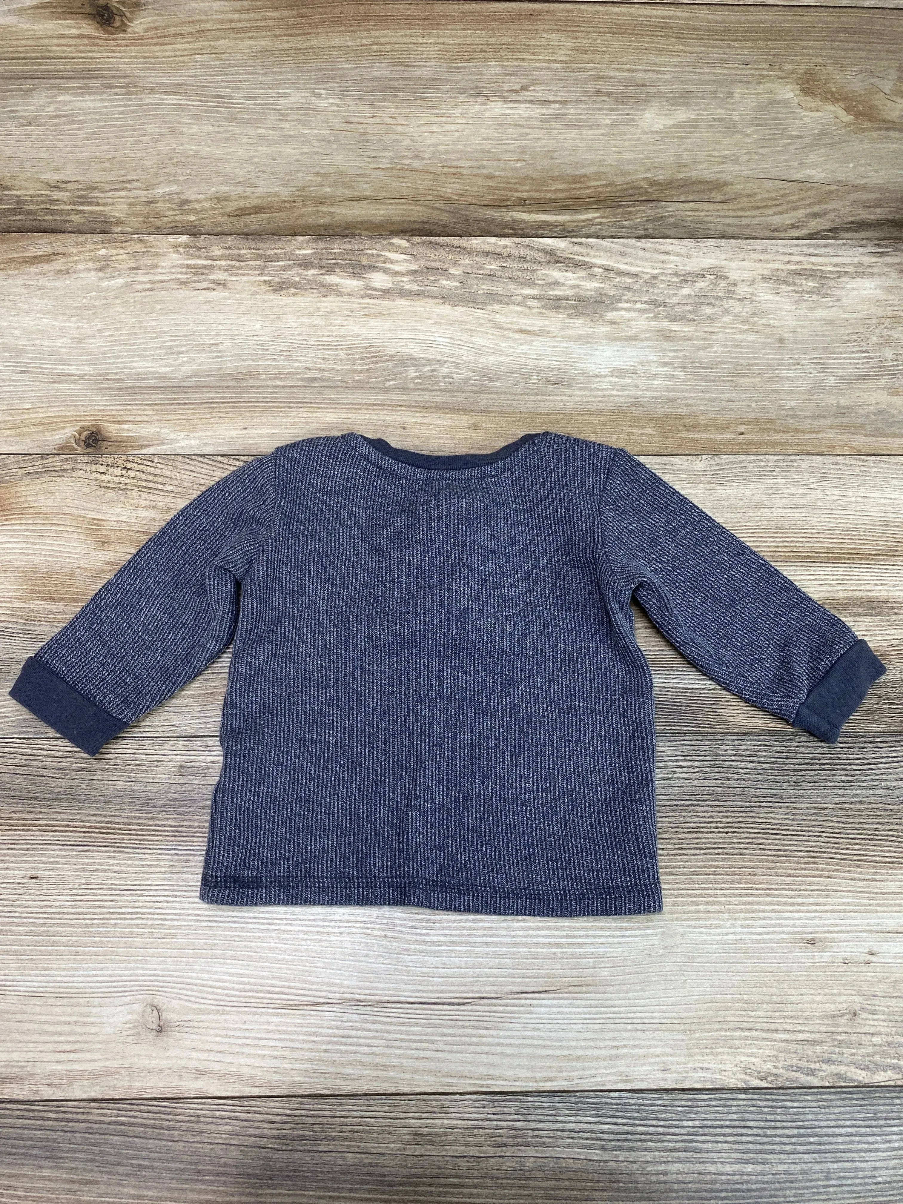 Easy-Peasy Henley Shirt Grey sz 12m