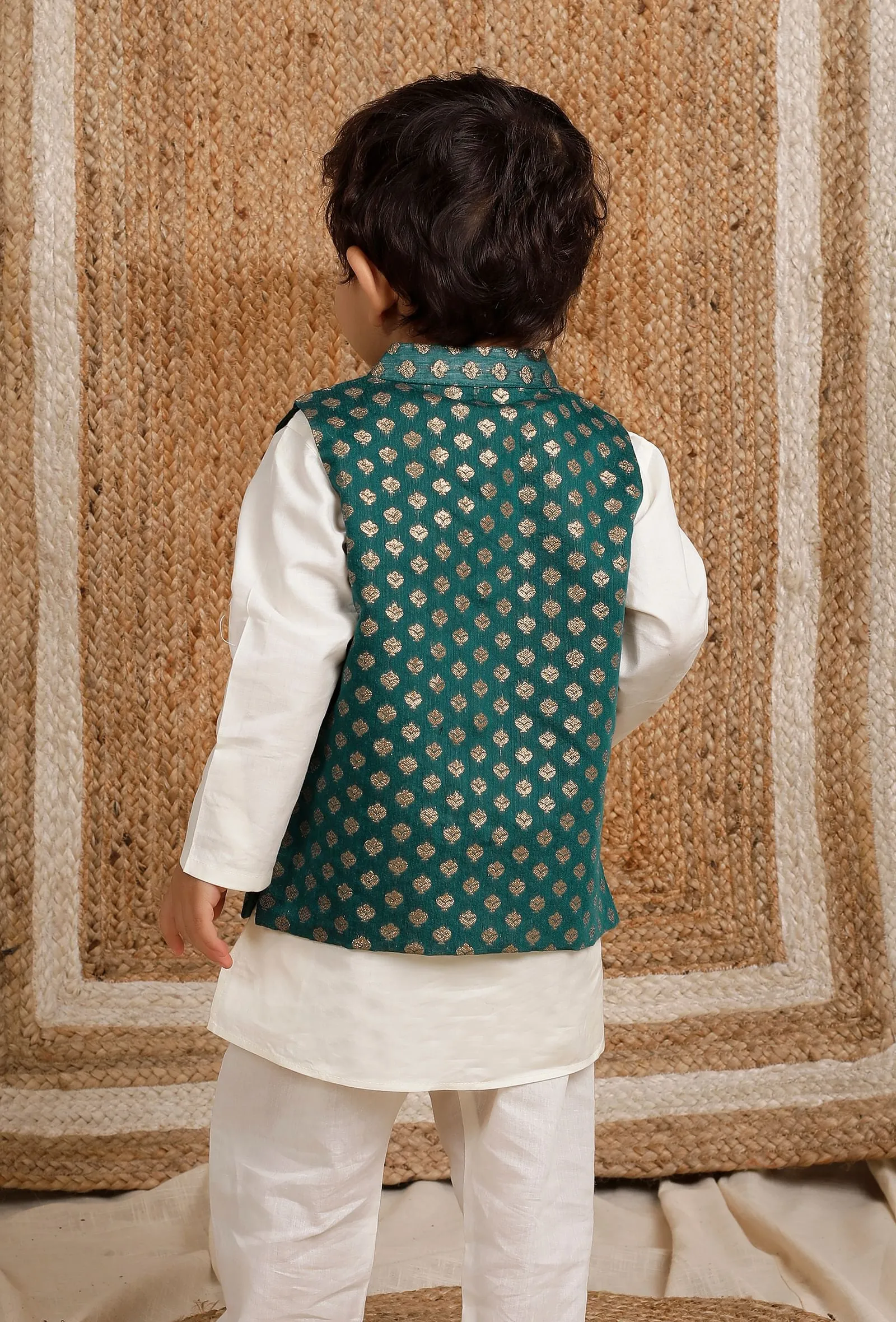 Emerald Green Nehru Jacket