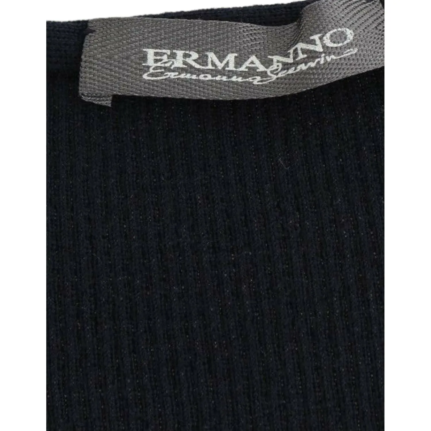 Ermanno Scervino Chic Blue Wool Blend Sweater