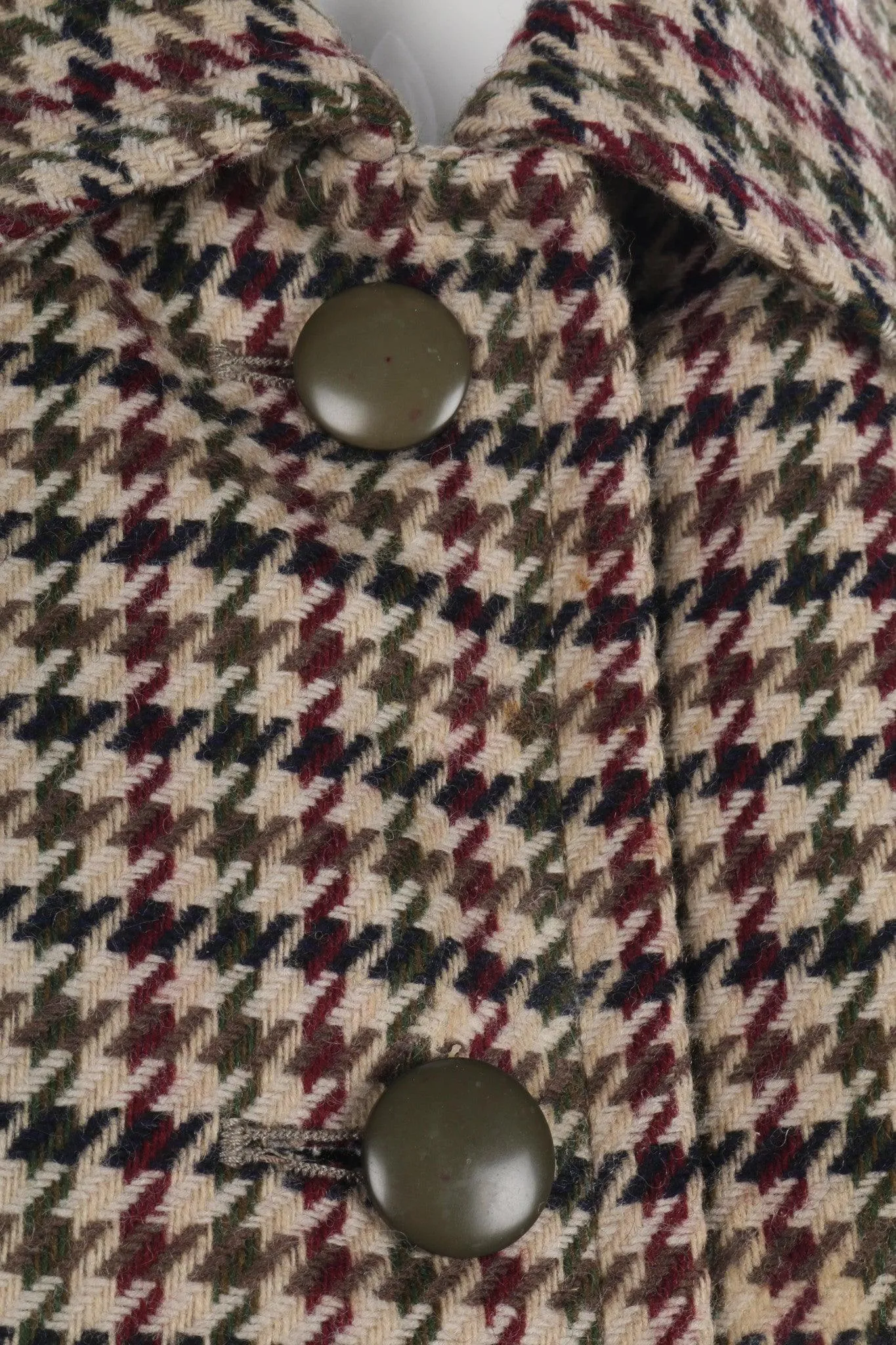 Fabulous Aquascutum Jacket Brown Tones Check Size 12