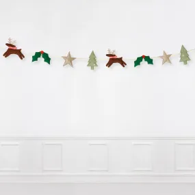 Festive Icon Felt Garland