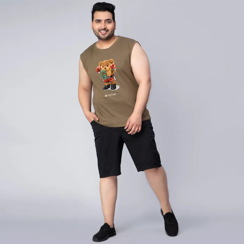 fighter Bear Sleeveless Vest