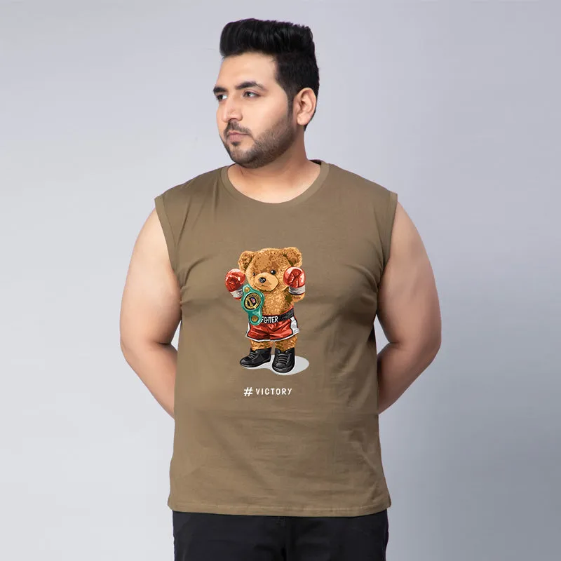 fighter Bear Sleeveless Vest