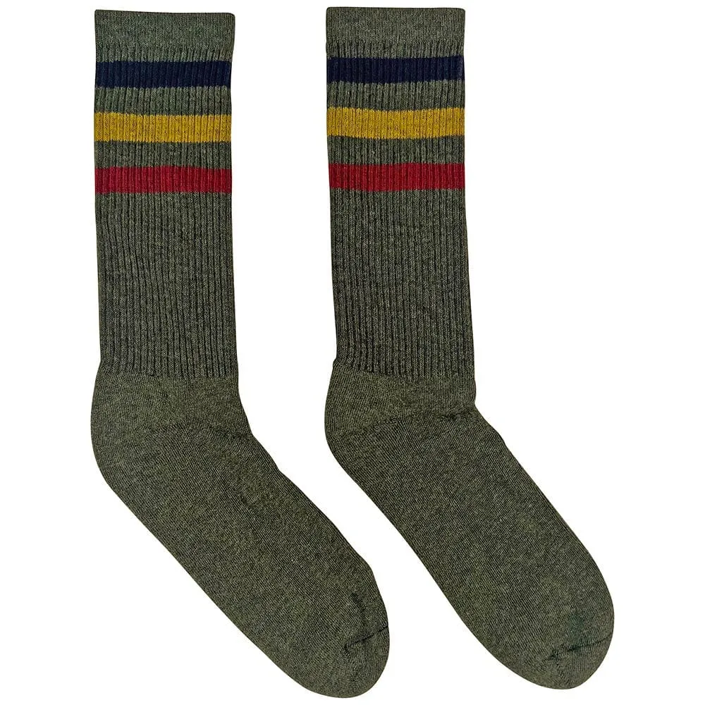 Frontier Wool Socks - Olive