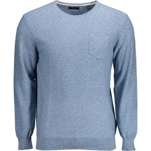 Gant Light Blue Cotton Men Sweater