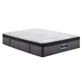 Giselle King Bed Mattress 9 Zone Pocket Spring Latex Foam Medium Firm 34cm