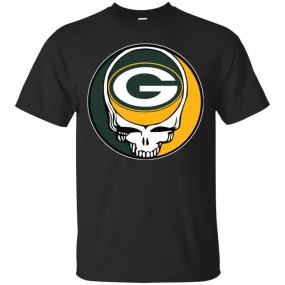 Green Bay Packer Grateful Dead Steal Your Face Football Nfl Shirts