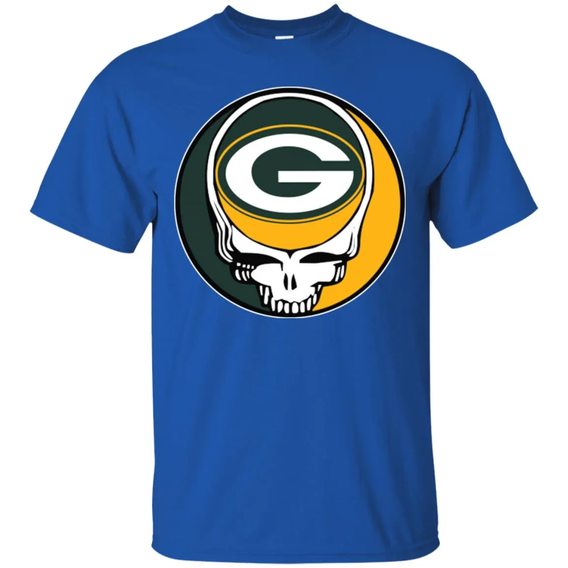 Green Bay Packer Grateful Dead Steal Your Face Football Nfl Shirts