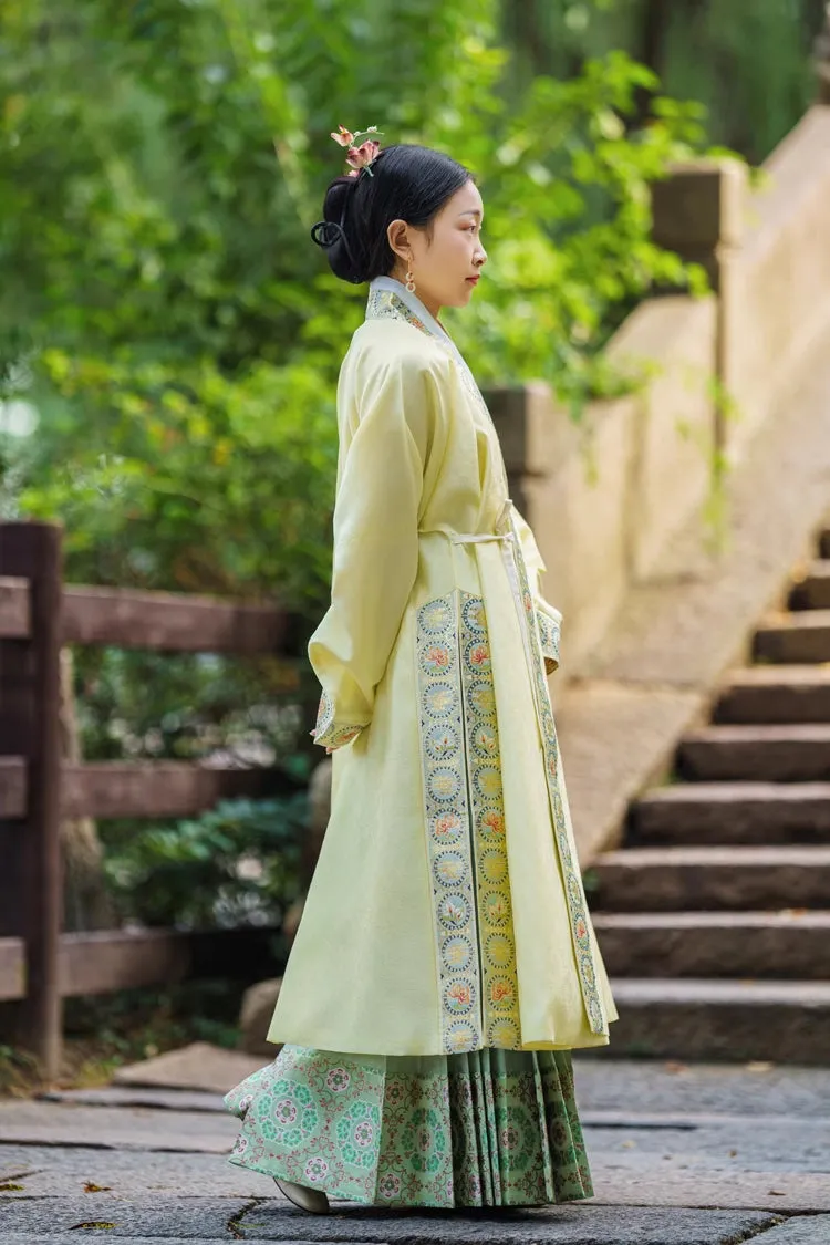 Hé Tang 荷塘 Lotus Pond Ming Dynasty Jiaoling Chang Ao Long Shirt