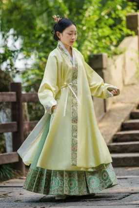 Hé Tang 荷塘 Lotus Pond Ming Dynasty Jiaoling Chang Ao Long Shirt