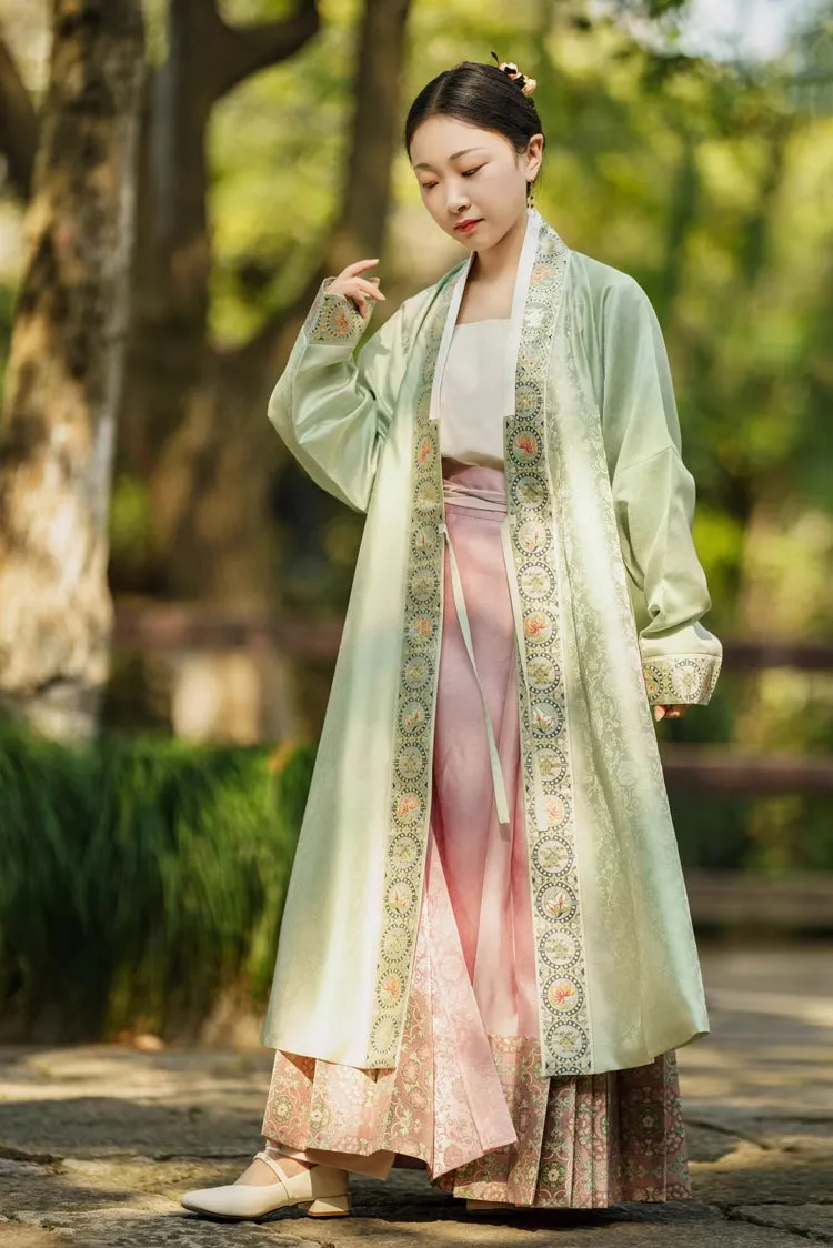 Hé Tang 荷塘 Lotus Pond Ming Dynasty Jiaoling Chang Ao Long Shirt